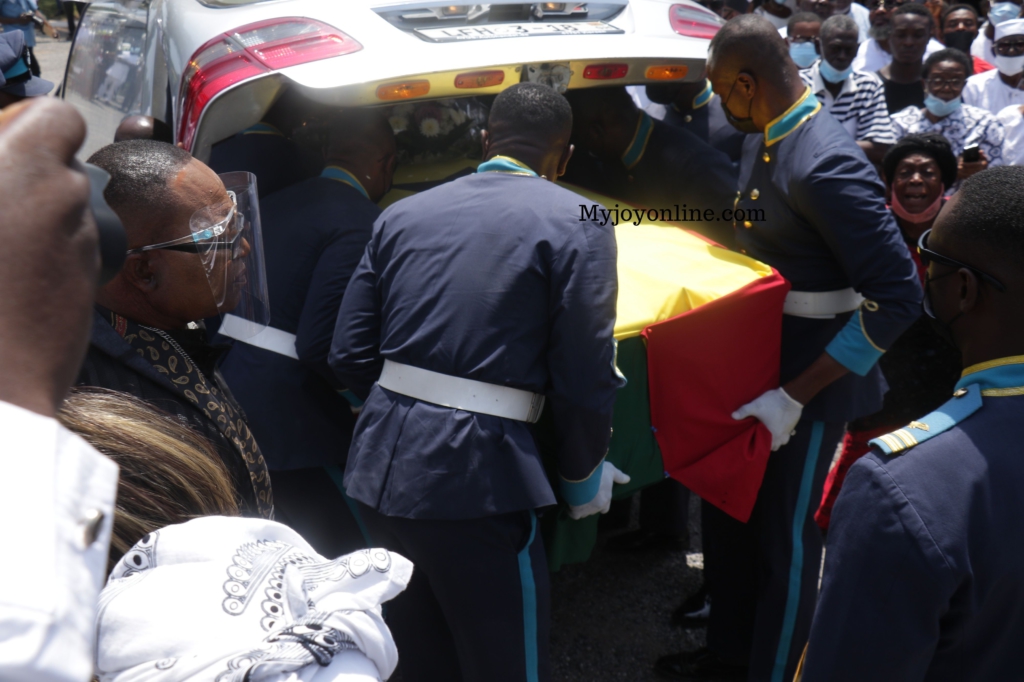 Photos from Rawlings’ mother's burial service at State House