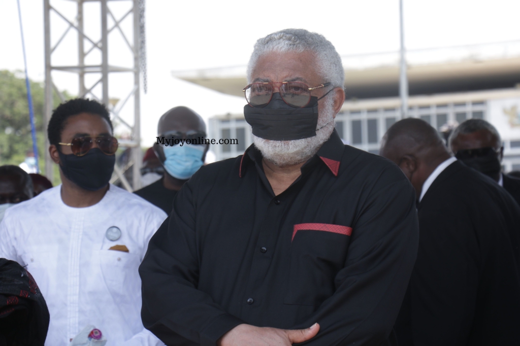 Photos from Rawlings’ mother's burial service at State House