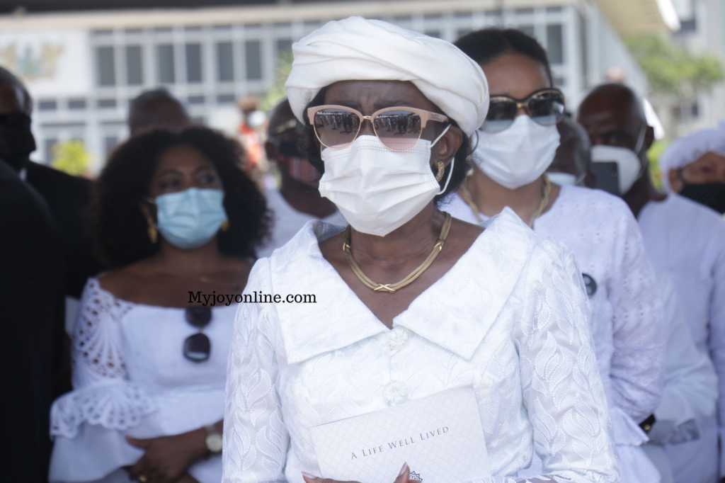 Photos from Rawlings’ mother's burial service at State House