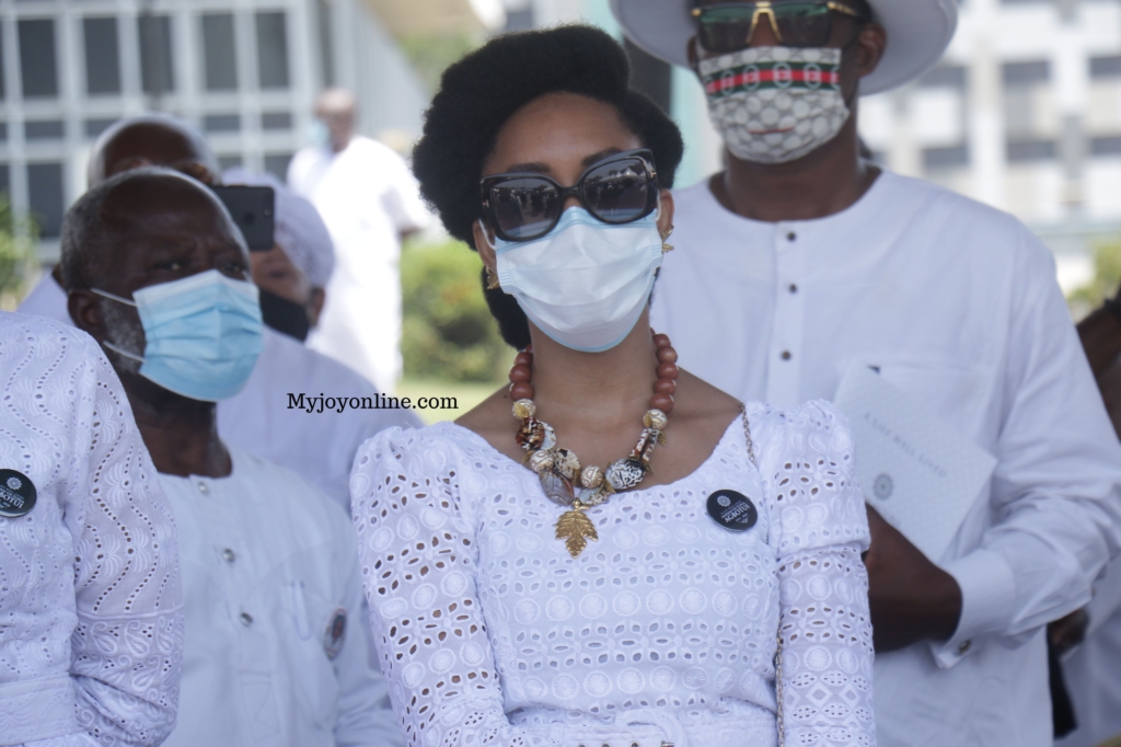 Photos from Rawlings’ mother's burial service at State House