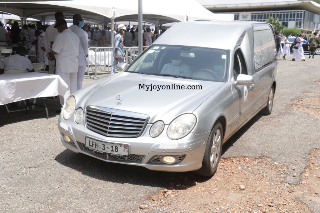 Photos from Rawlings’ mother's burial service at State House