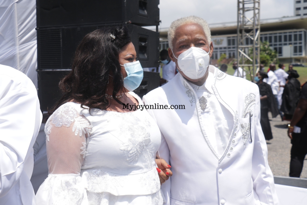 Photos from Rawlings’ mother's burial service at State House