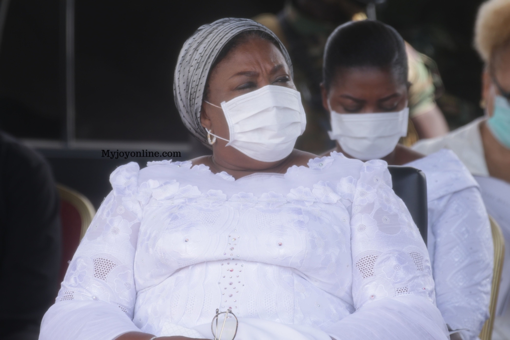 Photos from Rawlings’ mother's burial service at State House