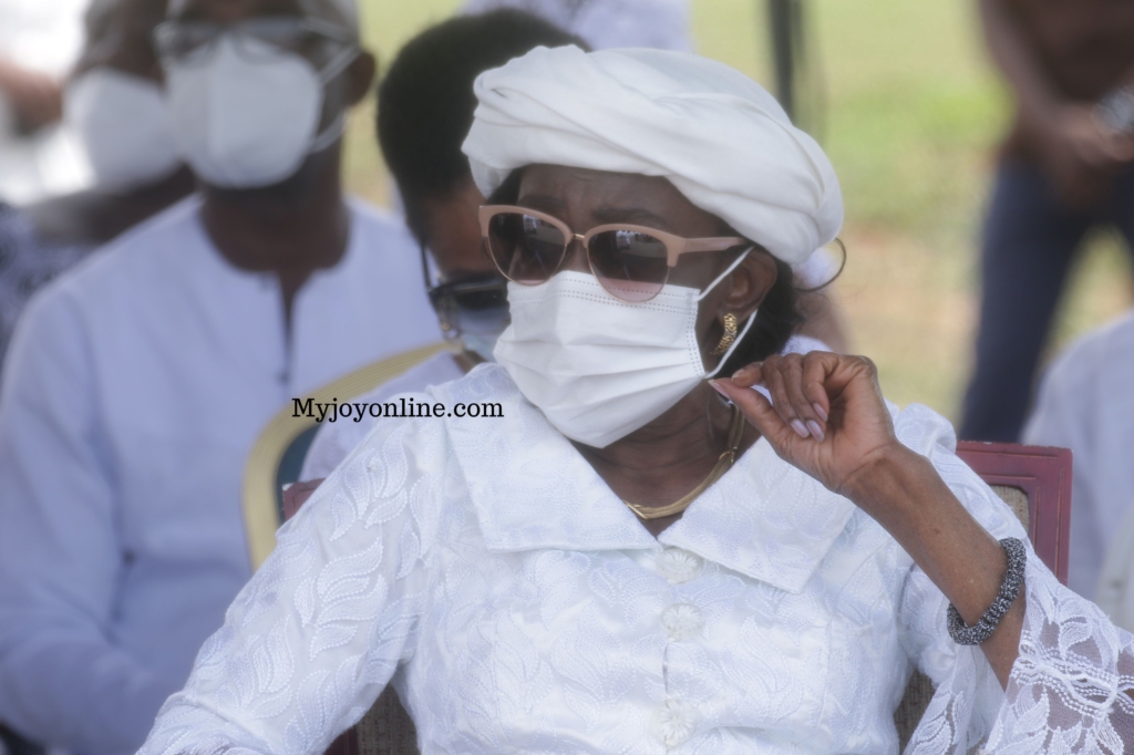 Photos from Rawlings’ mother's burial service at State House