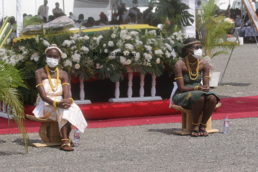 Photos from Rawlings’ mother's burial service at State House