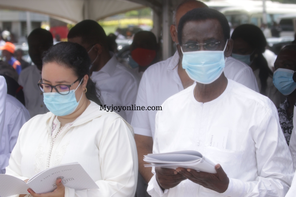 Photos from Rawlings’ mother's burial service at State House