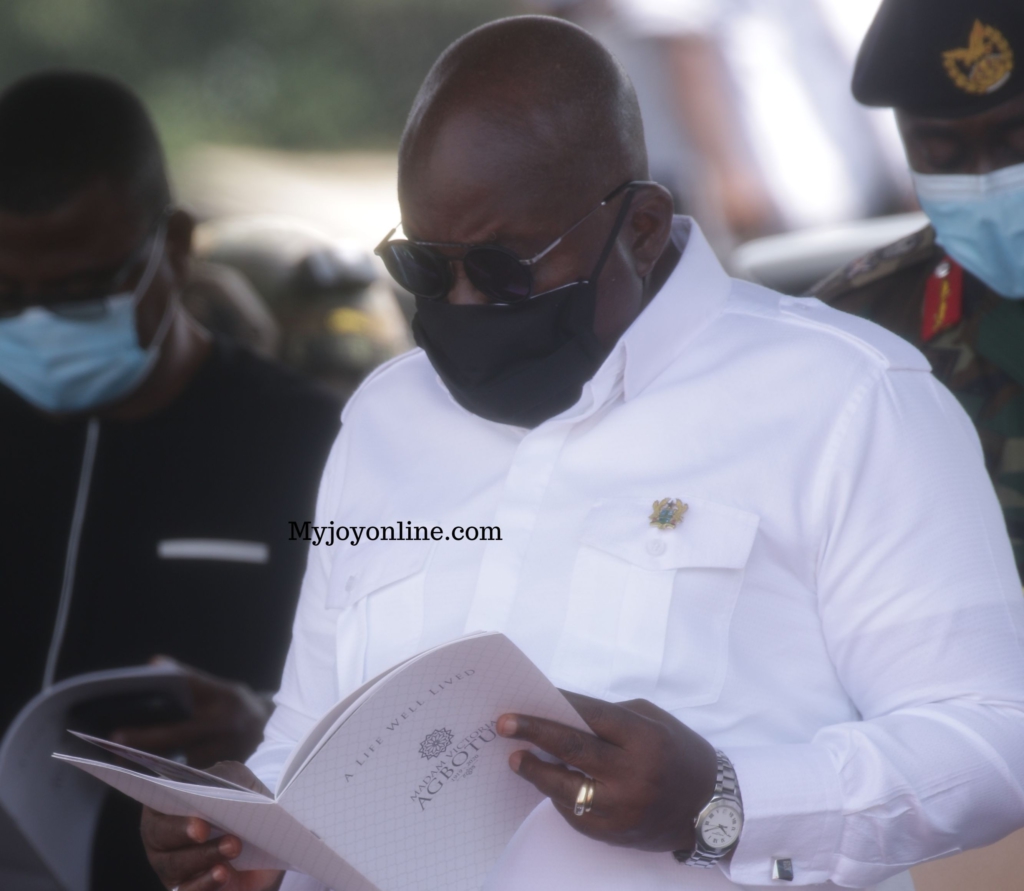 Photos from Rawlings’ mother's burial service at State House