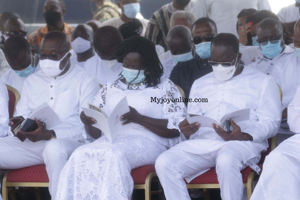 Photos from Rawlings’ mother's burial service at State House