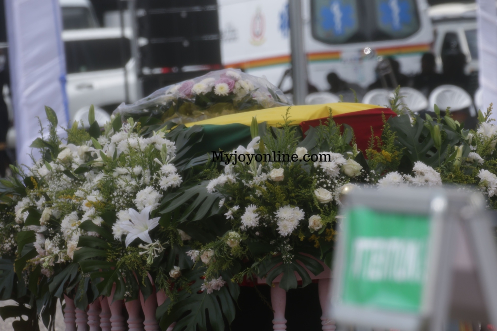 Photos from Rawlings’ mother's burial service at State House