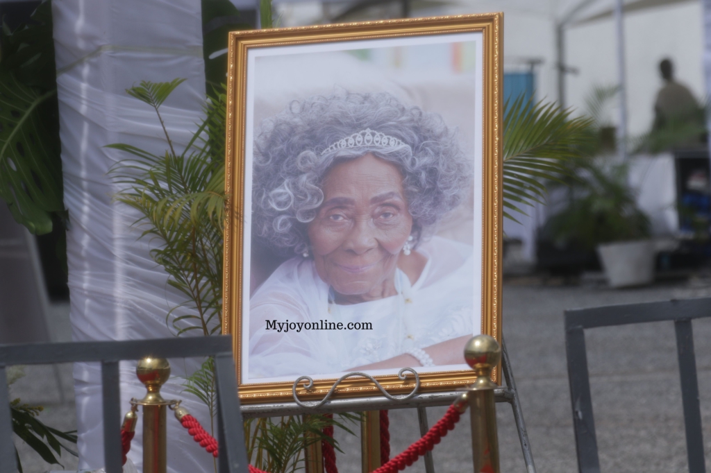 Photos from Rawlings’ mother's burial service at State House