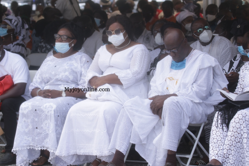 Photos from Rawlings’ mother's burial service at State House