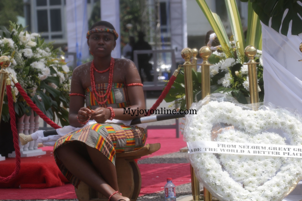 Photos from Rawlings’ mother's burial service at State House