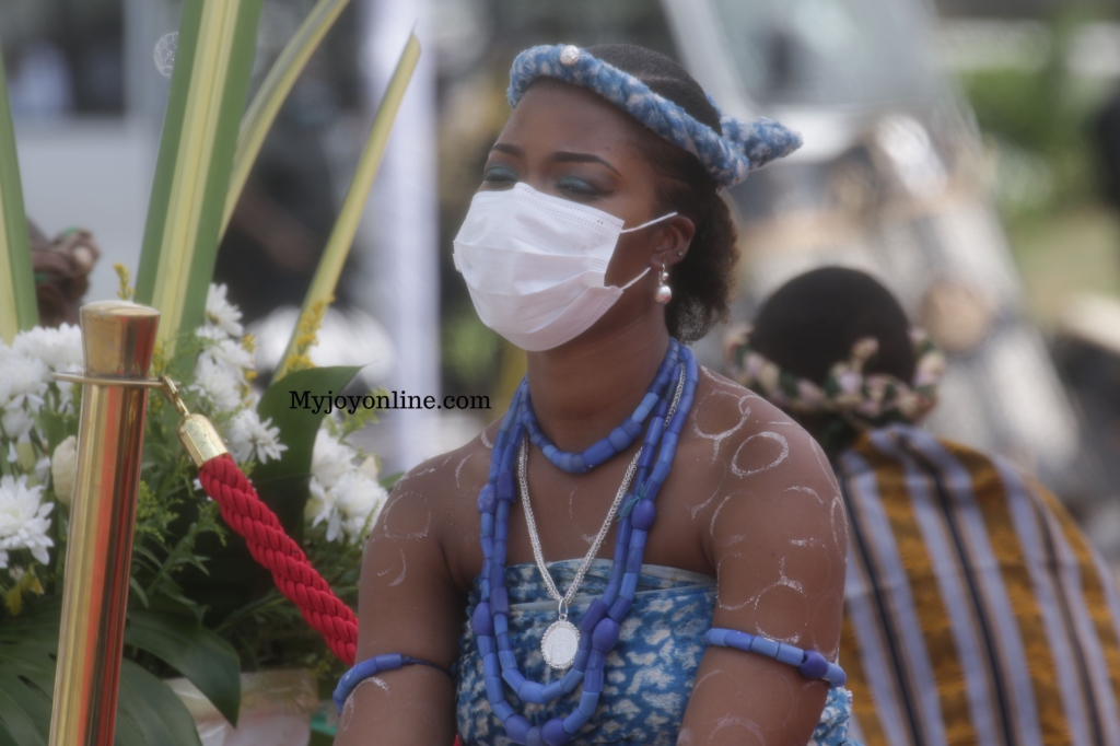 Photos from Rawlings’ mother's burial service at State House