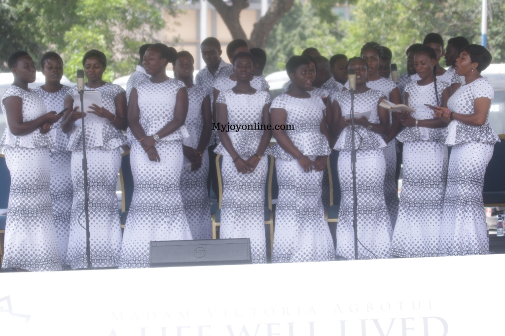 Photos from Rawlings’ mother's burial service at State House