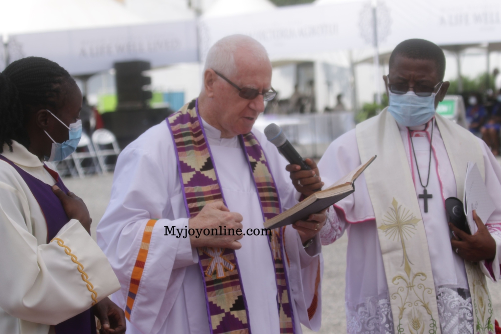 Photos from Rawlings’ mother's burial service at State House