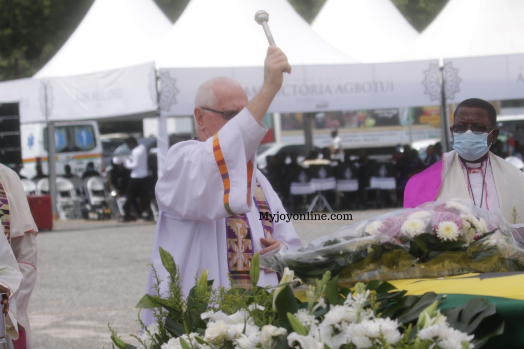 Photos from Rawlings’ mother's burial service at State House