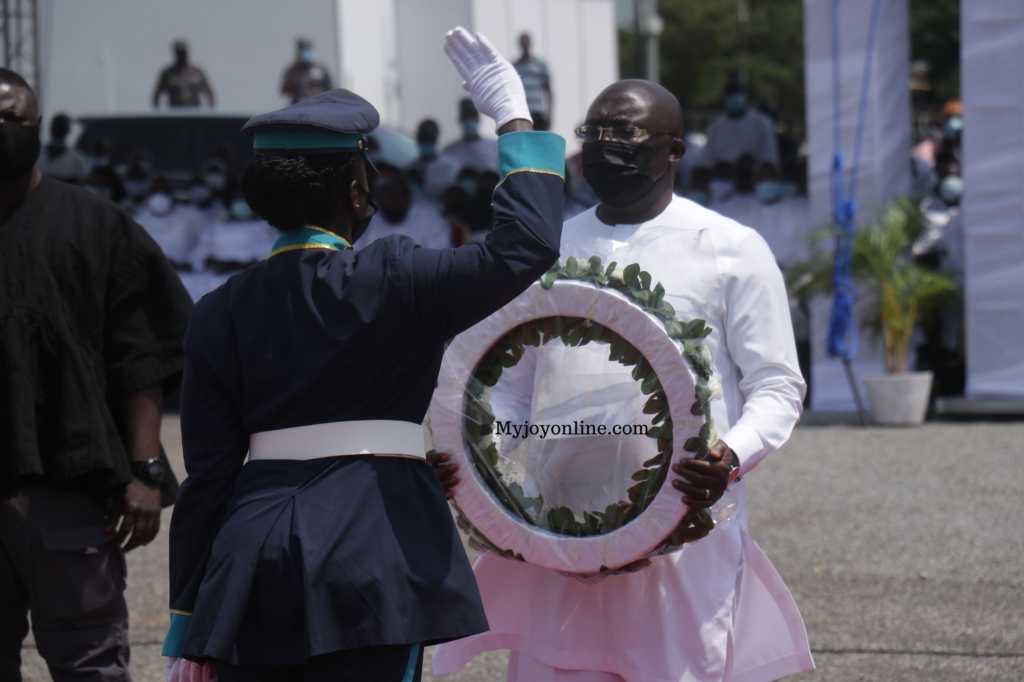 Photos from Rawlings’ mother's burial service at State House