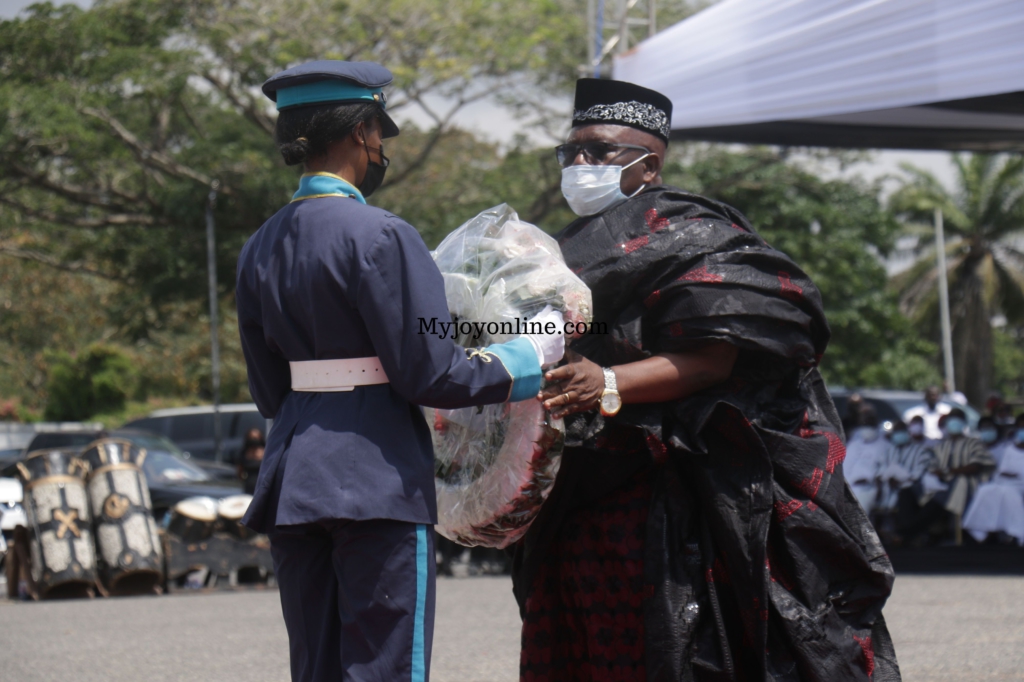 Photos from Rawlings’ mother's burial service at State House