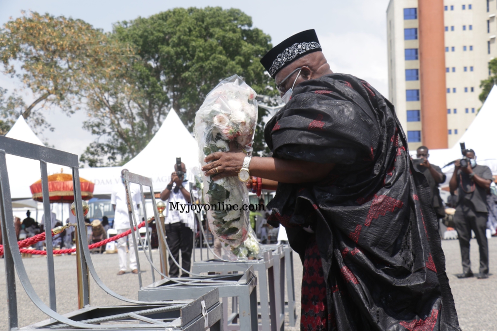 Photos from Rawlings’ mother's burial service at State House