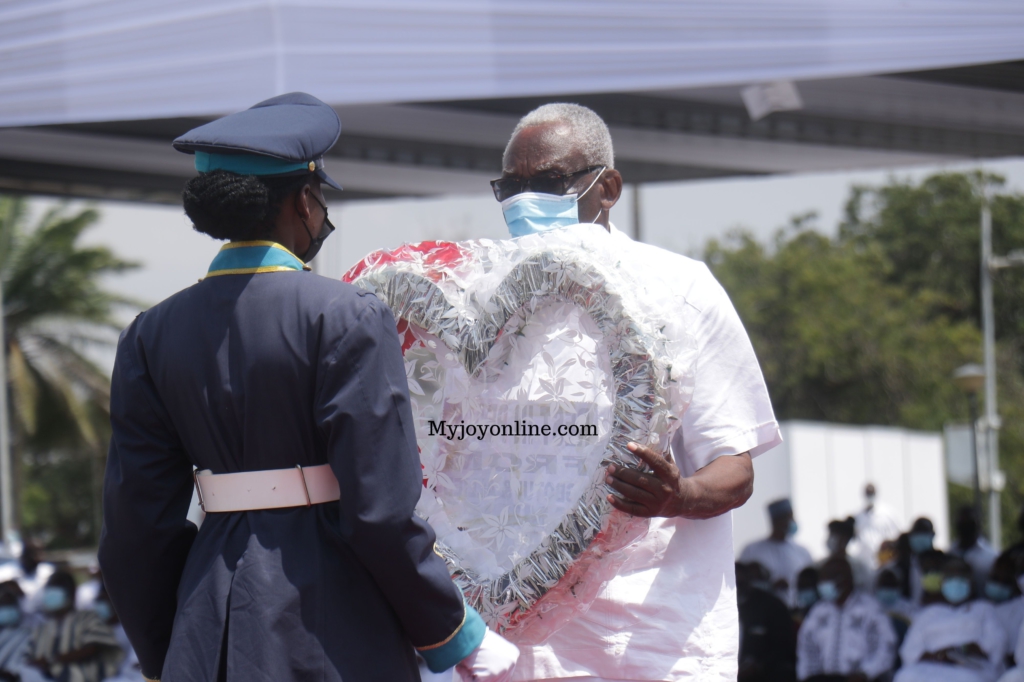 Photos from Rawlings’ mother's burial service at State House