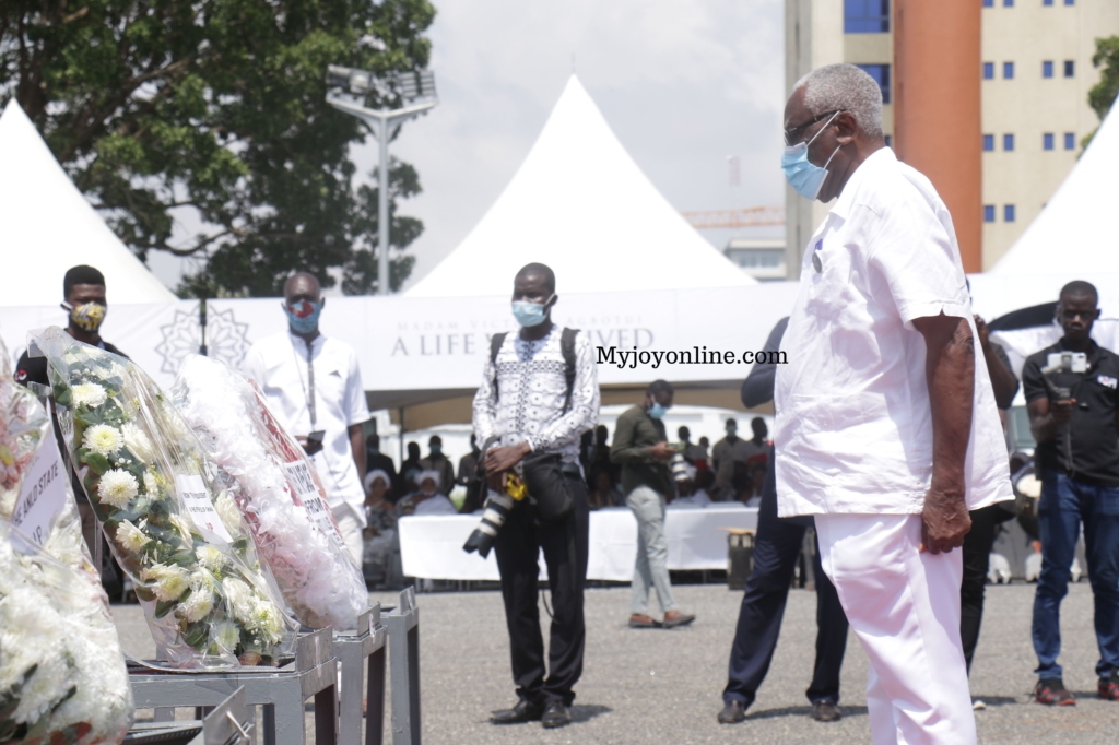 Photos from Rawlings’ mother's burial service at State House