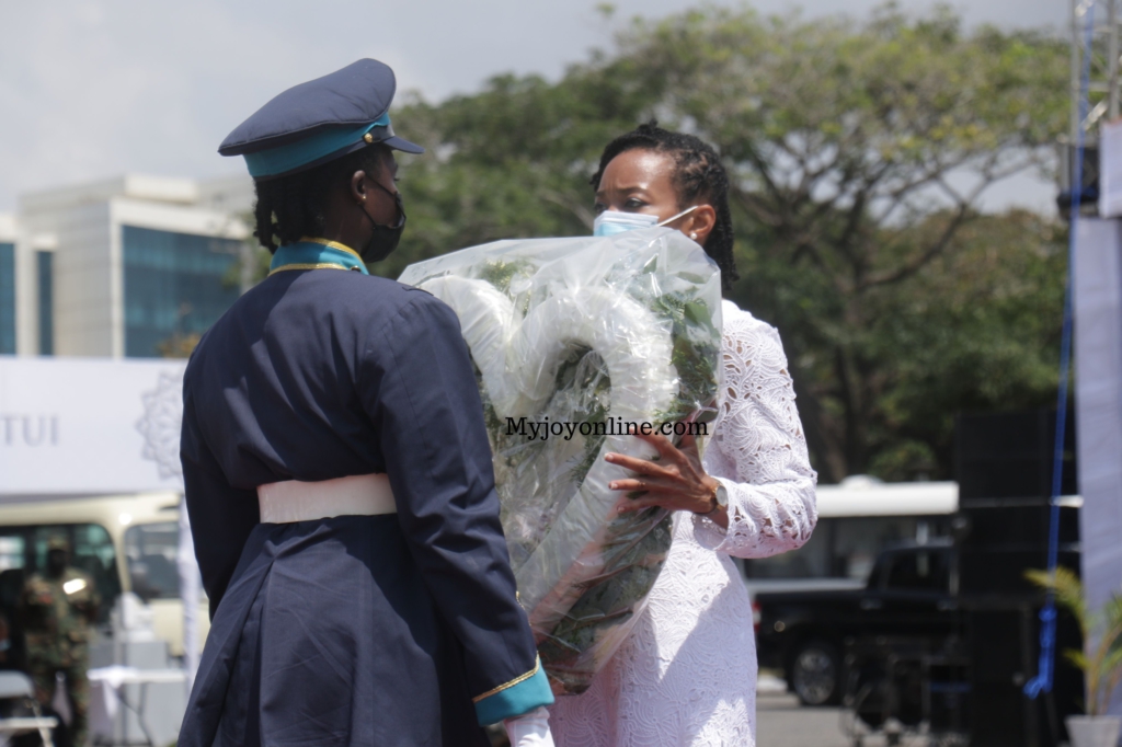 Photos from Rawlings’ mother's burial service at State House