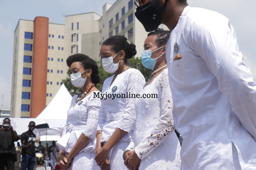 Photos from Rawlings’ mother's burial service at State House