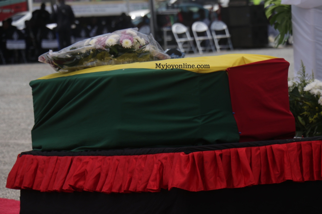 Photos from Rawlings’ mother's burial service at State House