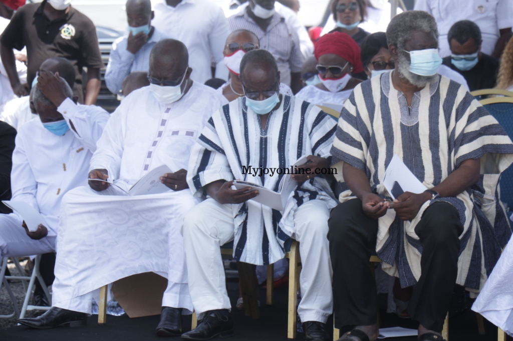 Photos from Rawlings’ mother's burial service at State House