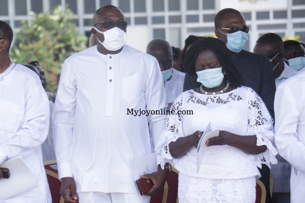 Photos from Rawlings’ mother's burial service at State House