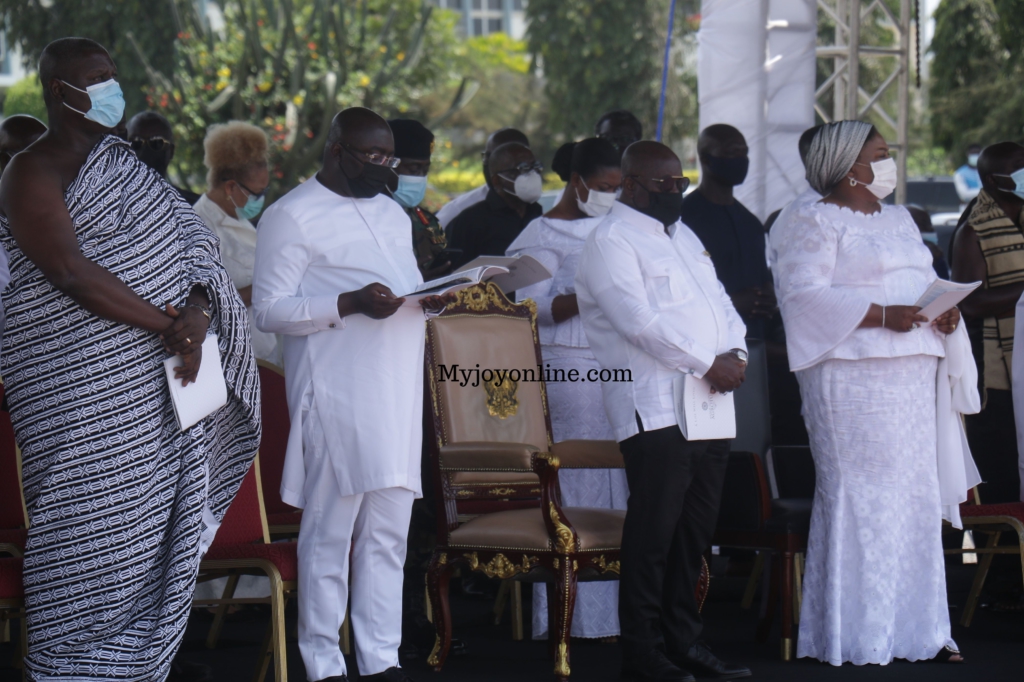 Photos from Rawlings’ mother's burial service at State House