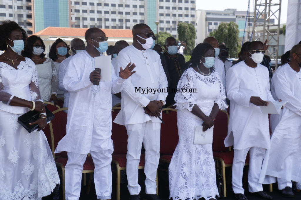 Photos from Rawlings’ mother's burial service at State House