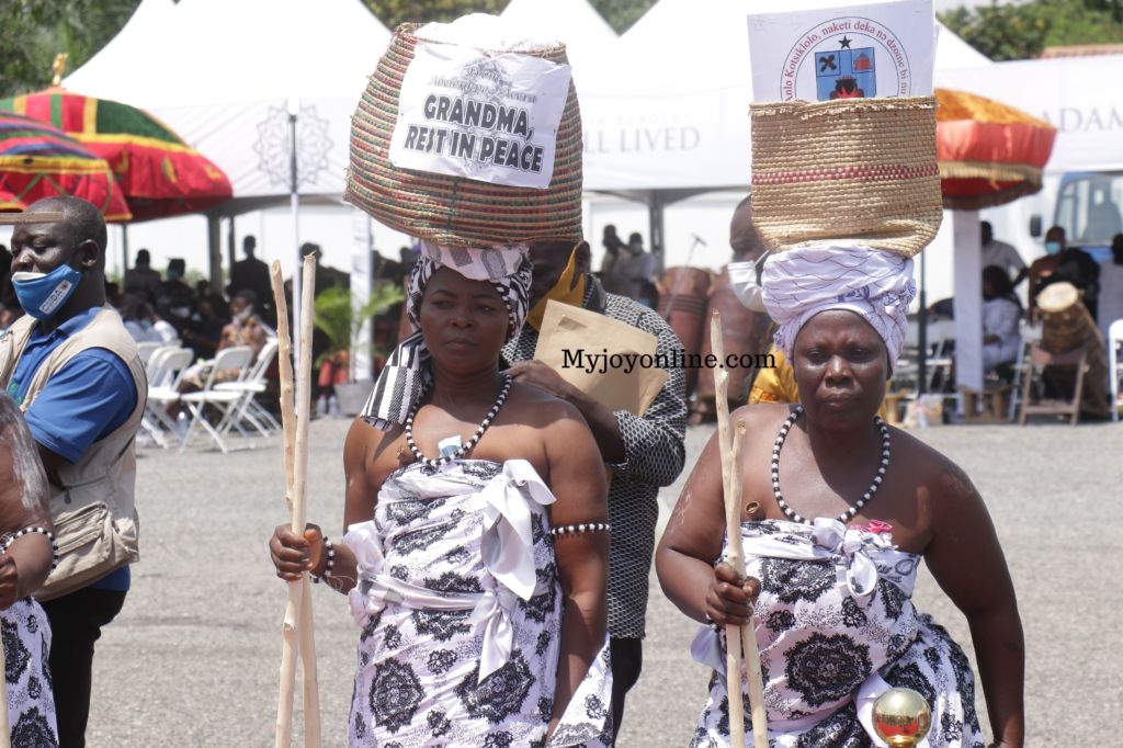 Photos from Rawlings’ mother's burial service at State House