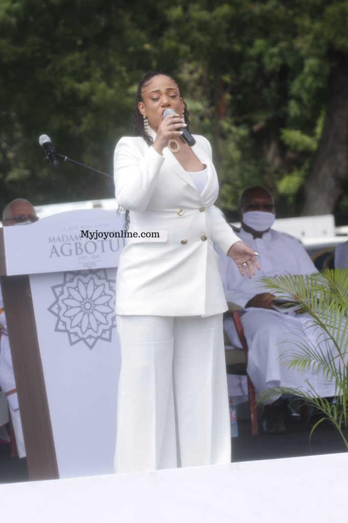 Photos from Rawlings’ mother's burial service at State House