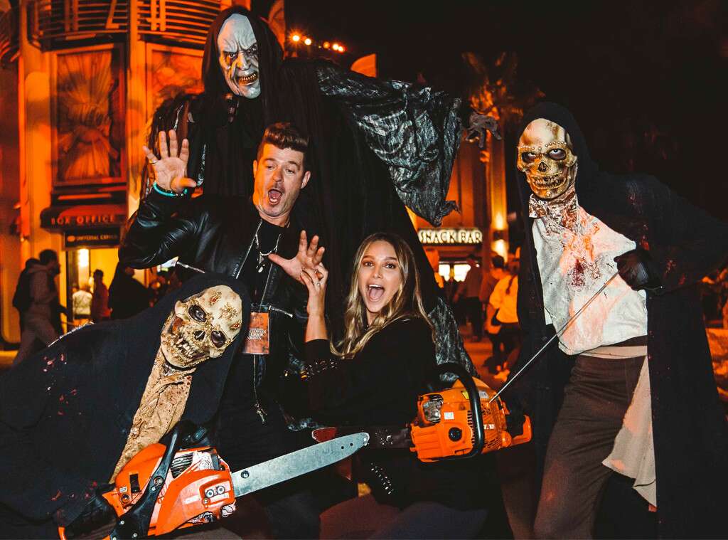 Ariana Grande and more stars who got their scare on at universal studio's halloween horror nights