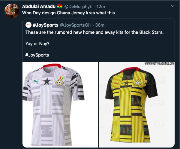 'We must get rid of Puma' - Ghanaians react to leaked new Black Stars jersey