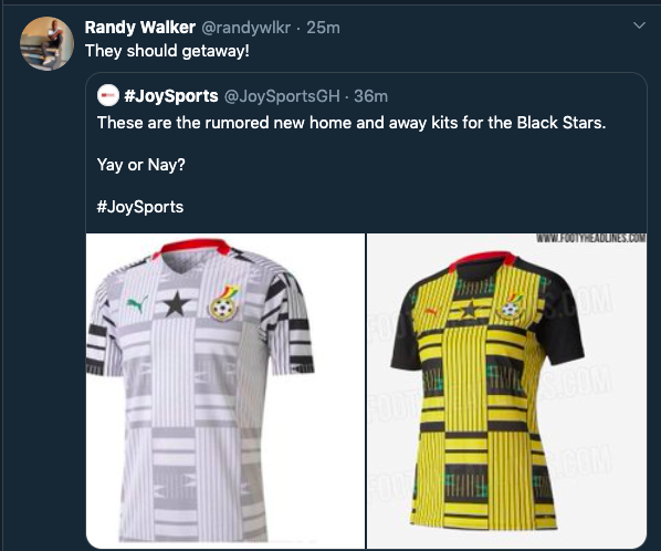 'We must get rid of Puma' - Ghanaians react to leaked new Black Stars jersey