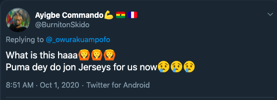 'We must get rid of Puma' - Ghanaians react to leaked new Black Stars jersey