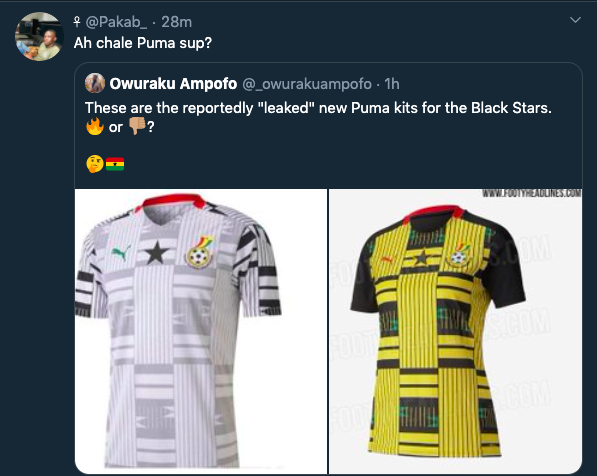 'We must get rid of Puma' - Ghanaians react to leaked new Black Stars jersey