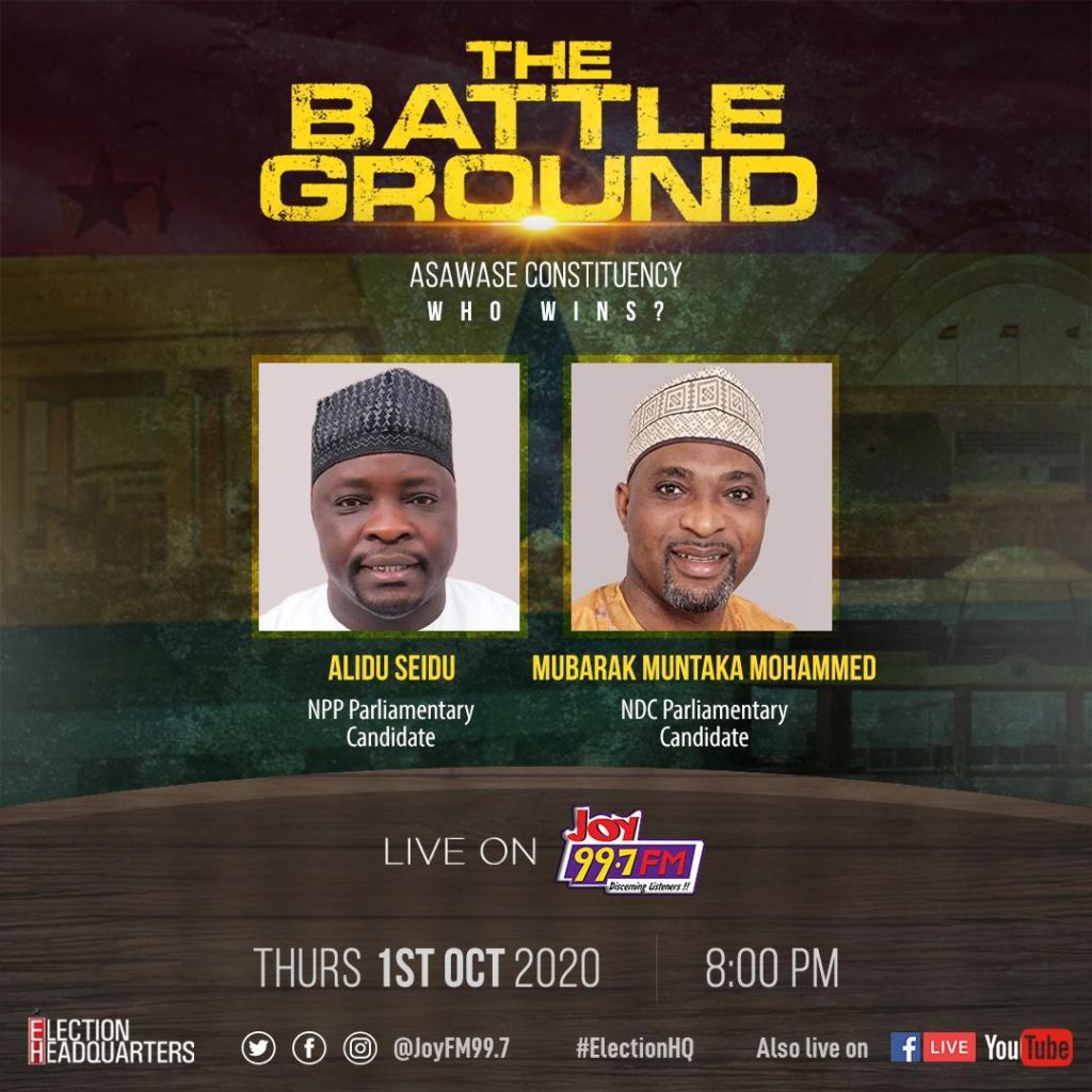 Joy FM’s ‘Battleground’ makes a stop at Asawase consttituency