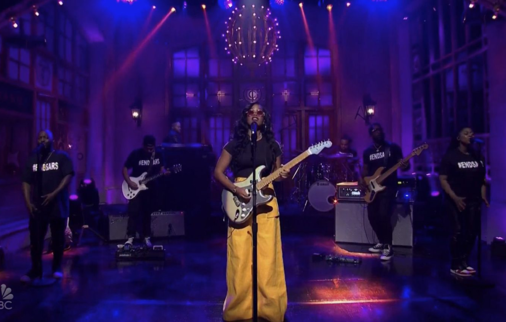 H.E.R on Saturday Night Live