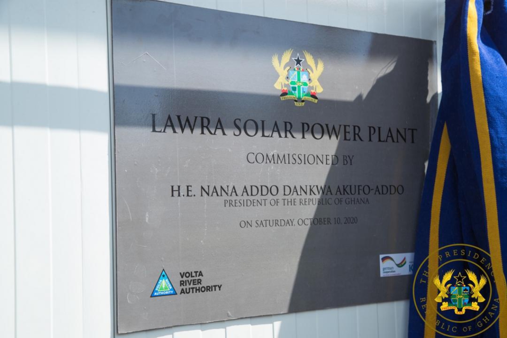 Akufo-Addo commissions Lawra solar power plant