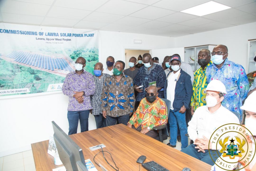 Akufo-Addo commissions Lawra solar power plant