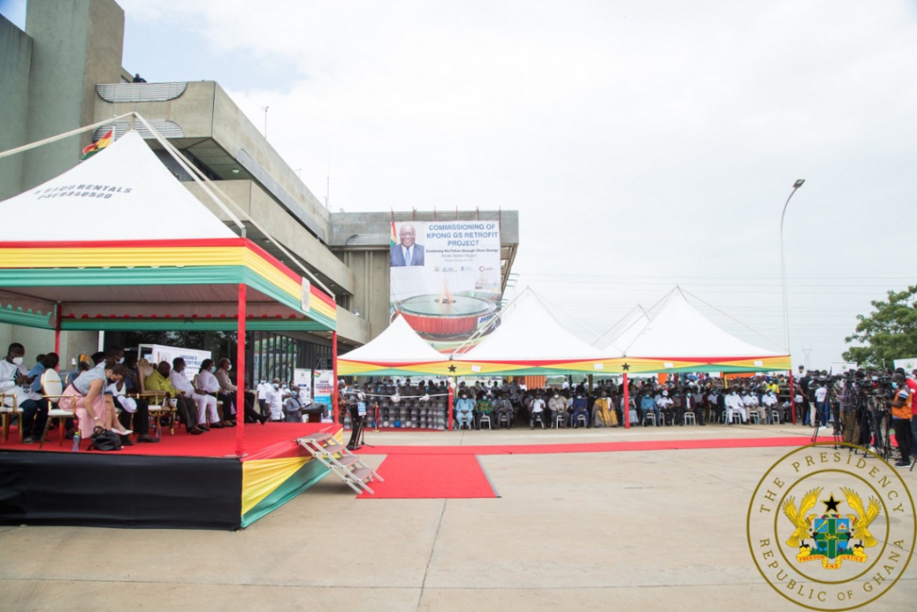 Akufo-Addo commissions Kpong Power Station which guarantees 30 more years of operation