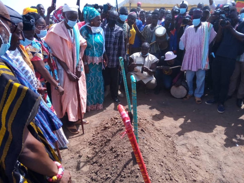 Zoomlion cuts sod for construction of solid, liquid waste treatment plant in Northern Region