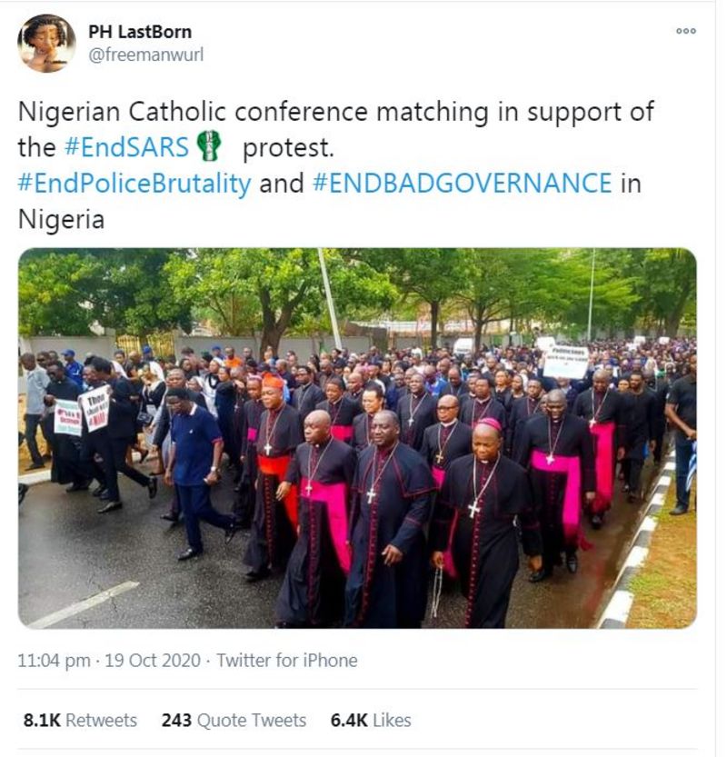 Nigeria Sars protest: The misinformation circulating online