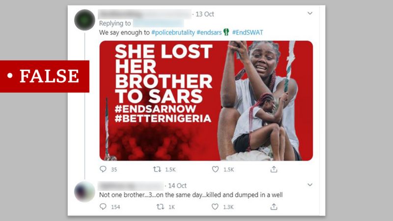 Nigeria Sars protest: The misinformation circulating online
