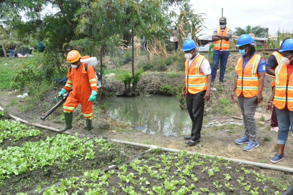 National Malaria Control Program inspects Zoomlion's mosquito control exercise in Accra, Kumasi