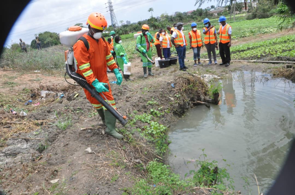 National Malaria Control Program inspects Zoomlion's mosquito control exercise in Accra, Kumasi
