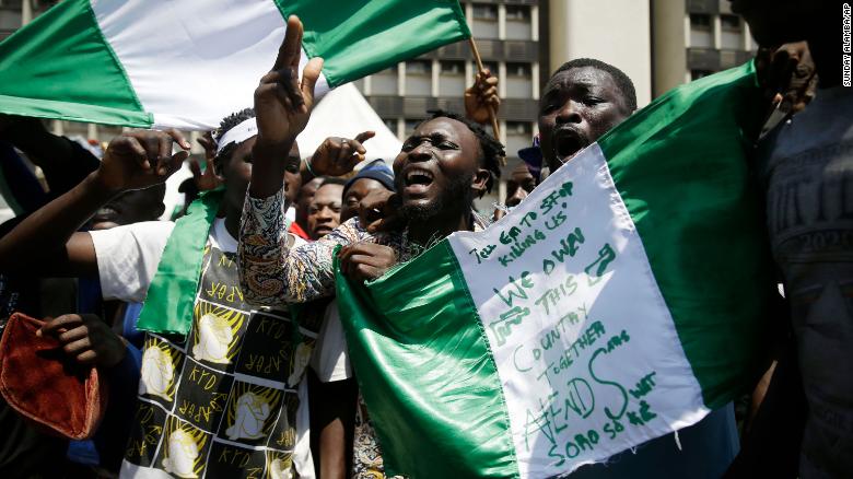 President calls for calm after protesters shot during Nigeria demonstration